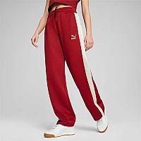 ДАМСКО ДОЛНИЩЕ PUMA 62799613 ICONIC T7 STRAIGHT LEG TRACK PANTS PT ЧЕРВЕНО