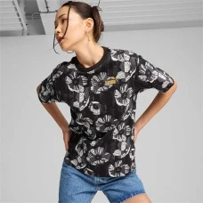 ДАМСКА ТЕНИСКА PUMA 68169201 ESS+ CLASS ACT AOP TEE ЧЕРНА