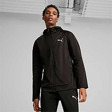 МЪЖКО ГОРНИЩЕ PUMA 68170301 EVOSTRIPE WARM FULL-ZIP HOODIE DK ЧЕРНО