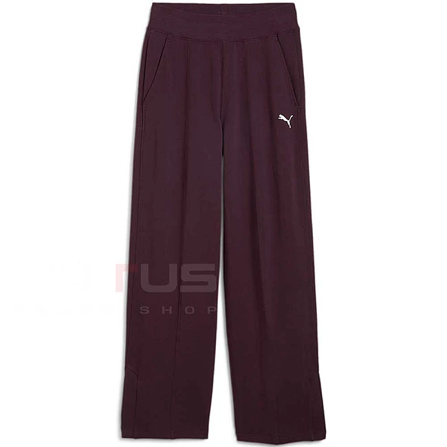 ДАМСКО ДОЛНИЩЕ PUMA 68199044 HER HIGH-WAIST STRAIGHT LEG PANTS TR ТЪМНОЛИЛАВО