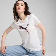 ДАМСКА ТЕНИСКА PUMA 68299802 GRAPHICS CAT TEE БЯЛА