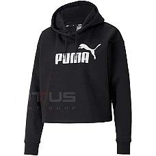 ДАМСКИ СУИТШЪРТ PUMA 58686901 ESS CROPPED LOGO HOODIE FL ЧЕРЕН