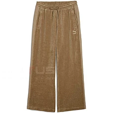 ДАМСКО ДОЛНИЩЕ PUMA 62671567 T7 OVERSIZED VELOUR TRACK PANTS СВЕТЛОКАФЯВО