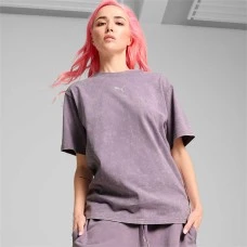 ДАМСКА ТЕНИСКА PUMA 62680130 DARE TO GYMWAY RELAXED WASHED TEE БЛЕДОЛИЛАВА