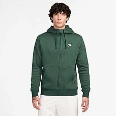 МЪЖКО ГОРНИЩЕ NIKE BV2645-010 NSW CLUB HOODIE FZ BB ЗЕЛЕНО