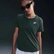 ДАМСКА ТЕНИСКА NIKE DX7902-339 NSW CLUB SS TEE ТЪМНОЗЕЛЕН