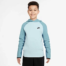 ДЕТСКИ СУИТШЪРТ ЗА МОМЧЕ NIKE FD3291-476 NSW TECH FLC PO HOODIE СВЕТЛОСИН