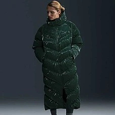 ДАМСКО ЯКЕ NIKE FV7827-338 NSW TF OS SHN SNFL WNPFR PARKA ТЪМНОЗЕЛЕНО