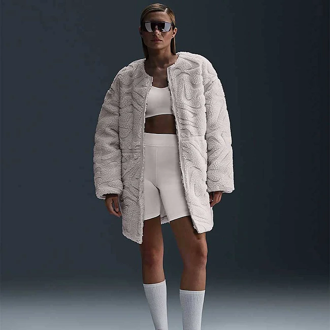 ДАМСКО ЯКЕ NIKE FV8025-104 NSW COZY HBR JKT БЕЖОВО