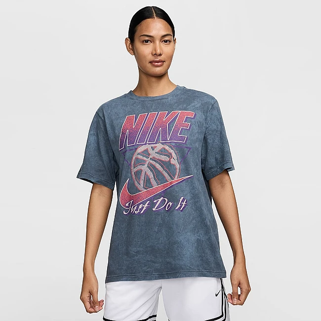 ДАМСКА ТЕНИСКА NIKE FZ3477-060 SS TEE OC BB СИВА