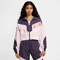ДАМСКО ГОРНИЩЕ NIKE HF5956-573 NSW JKT WVN STREET SW ЛИЛАВО/РОЗОВО
