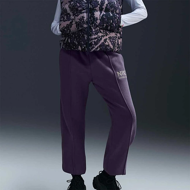 ДАМСКО ДОЛНИЩЕ NIKE HM4319-573 NSW FLC PANT GLS ЛИЛАВО