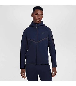 МЪЖКО ГОРНИЩЕ NIKE HV0949-451 TCH FLC FZ WR HOODIE ТЪМНОСИН МЪЖКО ГОРНИЩЕ NIKE HV0949-451 TCH FLC FZ WR HOODIE ТЪМНОСИН