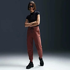 ДАМСКО ДОЛНИЩЕ NIKE HV6779-218 NSW TCH FLC MR JGGER 2 КЕРЕМИДЕНО ЧЕРВЕНО
