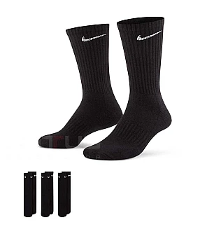 ЧОРАПИ NIKE SX7664-010 EVERYDAY CUSH CREW 3PR - 132 ЧЕРНИ ЧОРАПИ NIKE SX7664-010 EVERYDAY CUSH CREW 3PR - 132 ЧЕРНИ
