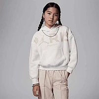 ДЕТСКИ СУИТШЪРТ ЗА МОМИЧЕ NIKE 45D317-782 JORDAN G WJ PSG BROOKLYN FLC GFX PO БЕЖОВ