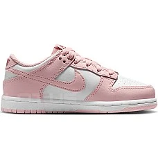 ДЕТСКИ ОБУВКИ ЗА МОМИЧЕ NIKE HV0930-100 DUNK LOW BP PG БЕЛИ/БЛЕДОРОЗОВИ