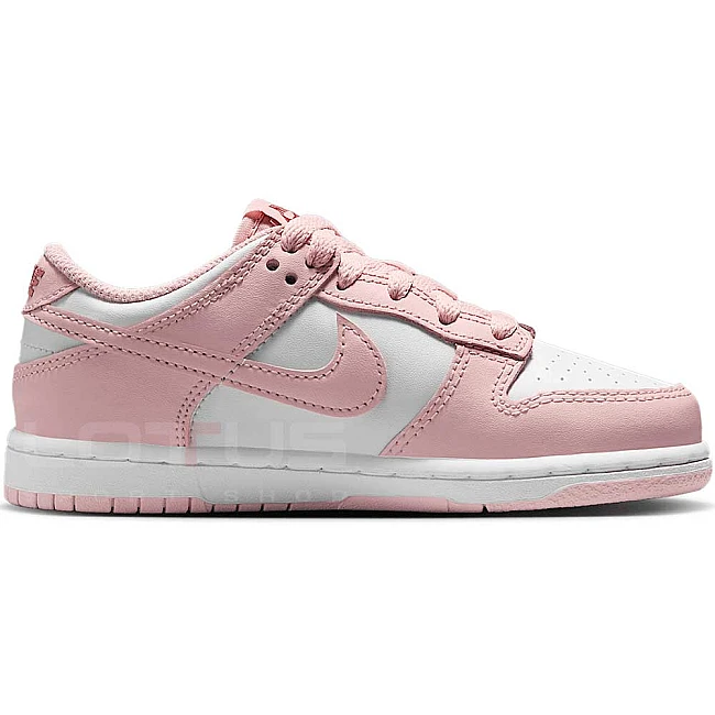ДЕТСКИ ОБУВКИ ЗА МОМИЧЕ NIKE HV0930-100 DUNK LOW BP PG БЕЛИ/БЛЕДОРОЗОВИ