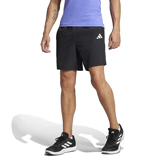 МЪЖКИ КЪСИ ПАНТАЛОНИ ADIDAS JC5244 GYM+ 7IN SHORT ЧЕРНИ