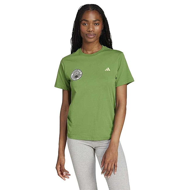 ДАМСКА ТЕНИСКА ADIDAS JD6292 FARM GFX TEE ЗЕЛЕНА