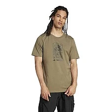 МЪЖКА ТЕНИСКА ADIDAS JN4266 WILD TEE МАСЛИНЕНО ЗЕЛЕНА