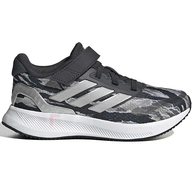 ДЕТСКИ МАРАТОНКИ ЗА МОМЧЕ ADIDAS JQ2185 RUNFALCON 5 EL C СИВИ