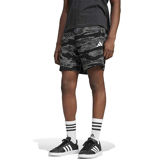 МЪЖКИ КЪСИ ПАНТАЛОНИ ADIDAS JD8076 SEA CAMO SHORT ЧЕРНИ/СИВИ