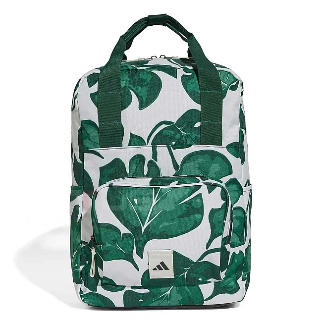 ДАМСКА РАНИЦА ADIDAS JG1111 LEAF BACKPACK СИВА/ЗЕЛЕНА