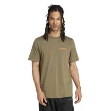 МЪЖКА ТЕНИСКА ADIDAS JI9408 TX MOUNTAIN TEE МАСЛИНЕНО ЗЕЛЕНА