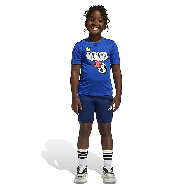 ДЕТСКИ СПОРТЕН ЕКИП ЗА МОМЧЕ ADIDAS JL8673 TR-ES FUN SET СИН