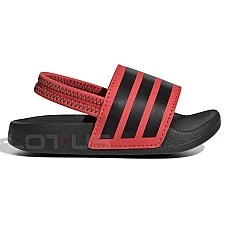 ДЕТСКИ ЧЕХЛИ ЗА МОМЧЕ ADIDAS JR5324 ADILETTE ESTRAP I ЧЕРНИ/ЧЕРВЕНИ