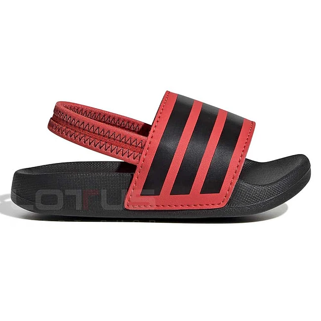ДЕТСКИ ЧЕХЛИ ЗА МОМЧЕ ADIDAS JR5324 ADILETTE ESTRAP I ЧЕРНИ/ЧЕРВЕНИ