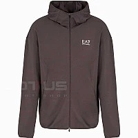 МЪЖКО ГОРНИЩЕ EA7 EMPORIO ARMANI 7M000127-U6278 NATURAL VENTUS7 M HOODIE FZ СИВО-КАФЯВО