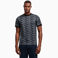 МЪЖКА ТЕНИСКА EA7 EMPORIO ARMANI 7M000208-UC001 GRAPHIC SERIES M TEE SS MONOGRAM PRINTED ЧЕРНА