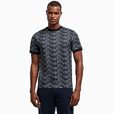 МЪЖКА ТЕНИСКА EA7 EMPORIO ARMANI 7M000208-UC001 GRAPHIC SERIES M TEE SS MONOGRAM PRINTED ЧЕРНА