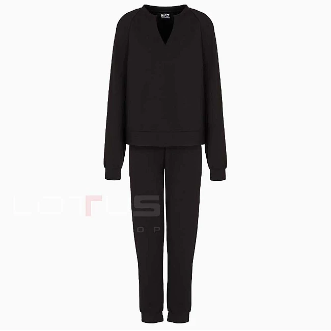 ДАМСКИ СПОРТЕН ЕКИП EA7 EMPORIO ARMANI 7W000125-UC001 TRAIN TRACKSUIT W MAXI LOGO TT VN CH ЧЕРЕН