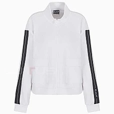 ДАМСКО ГОРНИЩЕ EA7 EMPORIO ARMANI 7W000171-U0002 LOGO SERIES W T-TOP FZ TAPE БЯЛО