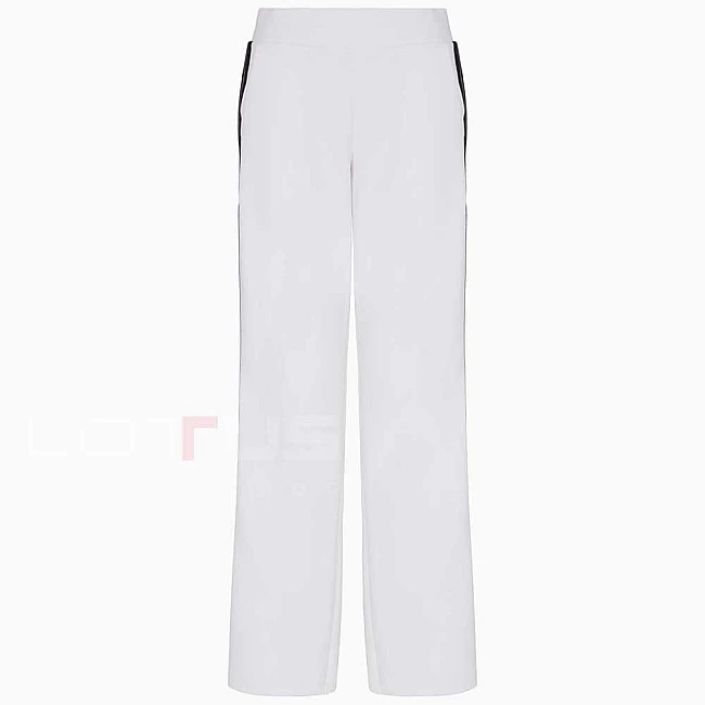 ДАМСКО ДОЛНИЩЕ EA7 EMPORIO ARMANI 7W000174-U0002 LOGO SERIES W PANTS OH TAPE БЯЛО