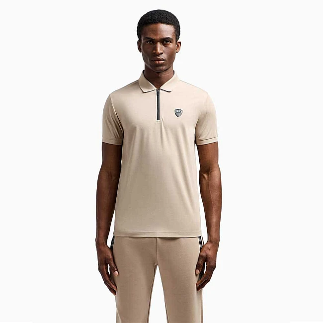 МЪЖКА ТЕНИСКА EA7 EMPORIO ARMANI 8NPF13-U6155 PREMIUM SHIELD M POLO VI PA СИВО-КАФЯВА
