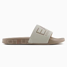 ДАМСКИ ЧЕХЛИ EA7 EMPORIO ARMANI 7X000108-M6086 VISIBILITY SLIPPER U СИВО-КАФЯВИ/БЕЖОВИ