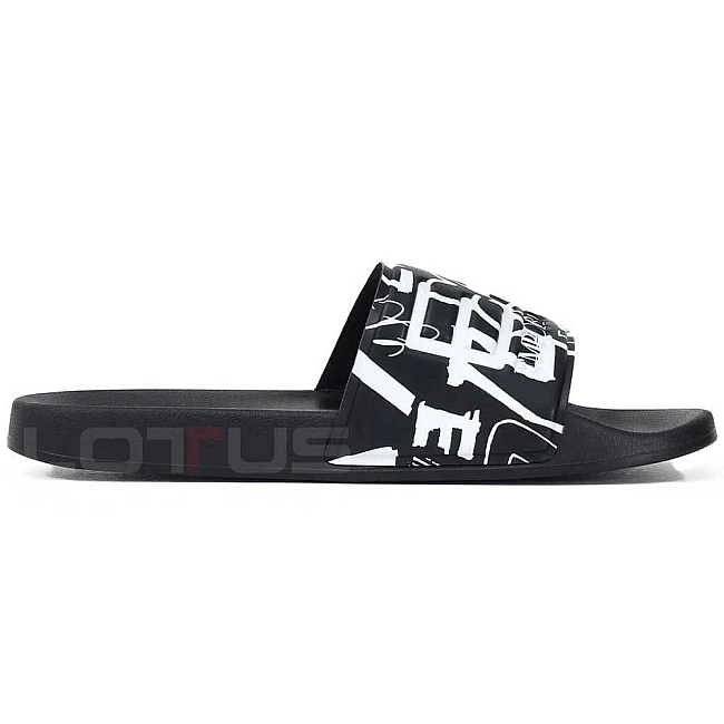 МЪЖКИ ЧЕХЛИ EA7 EMPORIO ARMANI 7X000108-MC136 VISIBILITY SLIPPER U ЧЕРНИ/БЕЛИ