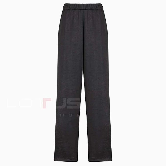 ДАМСКО ДОЛНИЩЕ EA7 EMPORIO ARMANI 7W000144-UC001 PRECIOUS W PANTS OH SATIN ЧЕРНО