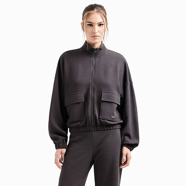 ДАМСКО ГОРНИЩЕ EA7 EMPORIO ARMANI 7W000252-U6278 S4E W T-TOP FZ ТЪМНОСИВО