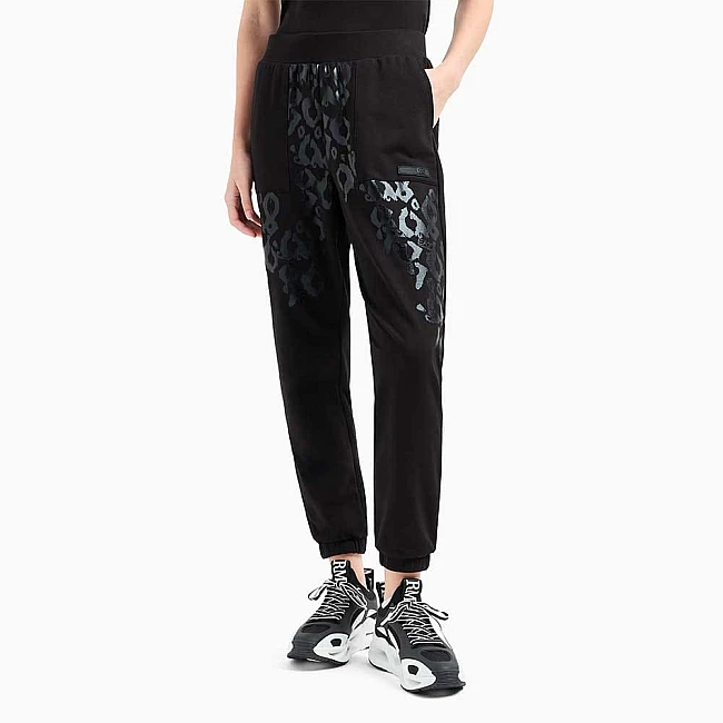 ДАМСКО ДОЛНИЩЕ EA7 EMPORIO ARMANI 7W000480-UC001 GRAPHICS SERIES W PANTS CH ЧЕРНО
