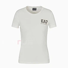 ДАМСКА ТЕНИСКА EA7 EMPORIO ARMANI 7W000492-U0005 LOGO SERIES W TEE SS CRYSTAL БЯЛА