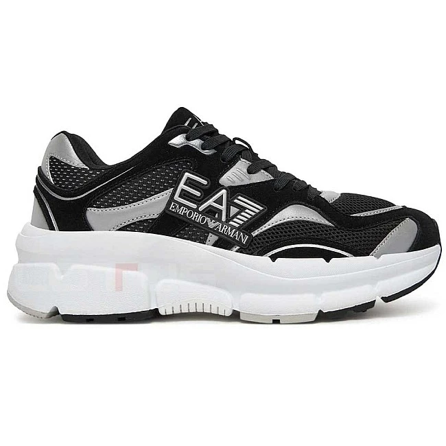 МЪЖКИ МАРАТОНКИ EA7 EMPORIO ARMANI X8X237-N763 CRAVE ЧЕРНИ/СРЕБРИСТИ