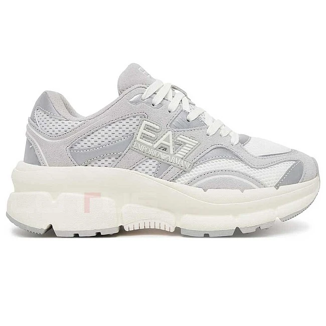 МЪЖКИ МАРАТОНКИ EA7 EMPORIO ARMANI X8X237-R951 CRAVE БЕЛИ/СИВИ