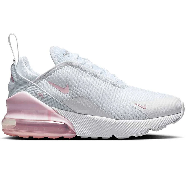 ДЕТСКИ МАРАТОНКИ ЗА МОМИЧЕ NIKE AO2372-122 AIR MAX 270 BP БЕЛИ/РОЗОВИ