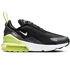 ДЕТСКИ МАРАТОНКИ ЗА МОМЧЕ NIKE AO2372-704 AIR MAX 270 BP ТЪМНОСИВИ/ЕЛЕКТРИКОВО ЗЕЛЕНИ