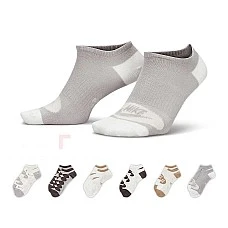 ЧОРАПИ NIKE FB3281-902 EVERYDAY LT NS 6PR БЕЛИ/СИВИ